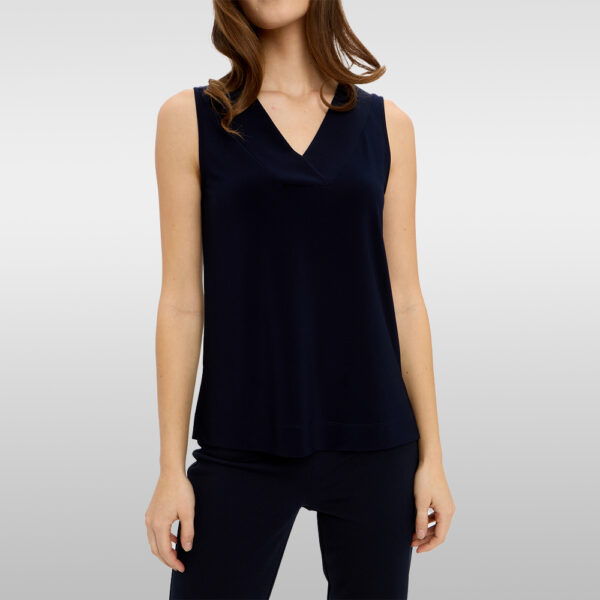 V-Neck Sleeveless Top