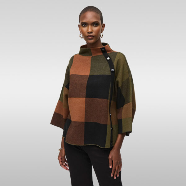 Plaid Jacquard Sweater