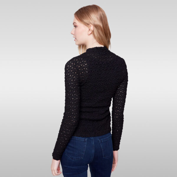 Lace Mock Neck Top